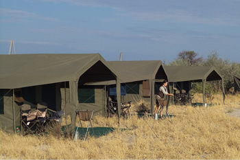 CKGR Camp with new tents